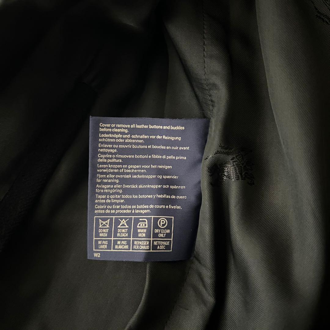 バーバリー カシミヤ100% バルマカンコート イングランド製 ダークネイビー