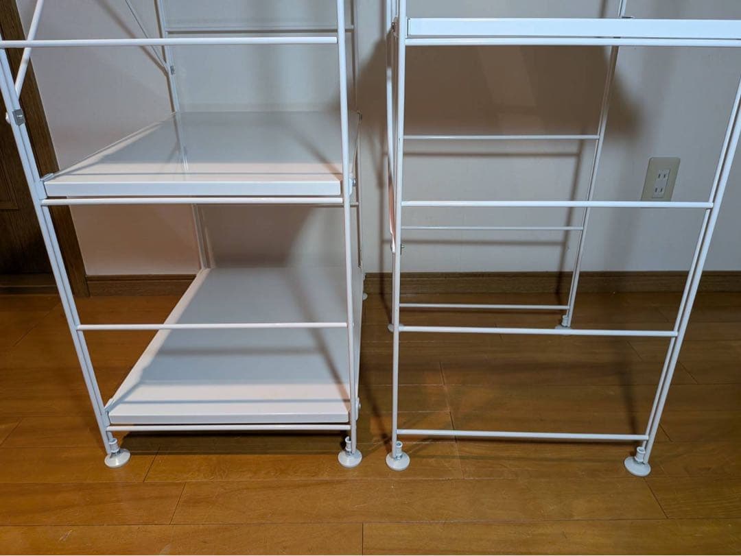 ■送料込■無印良品 スチールユニットシェルフ 棚 ラック ホワイト 収納MUJI