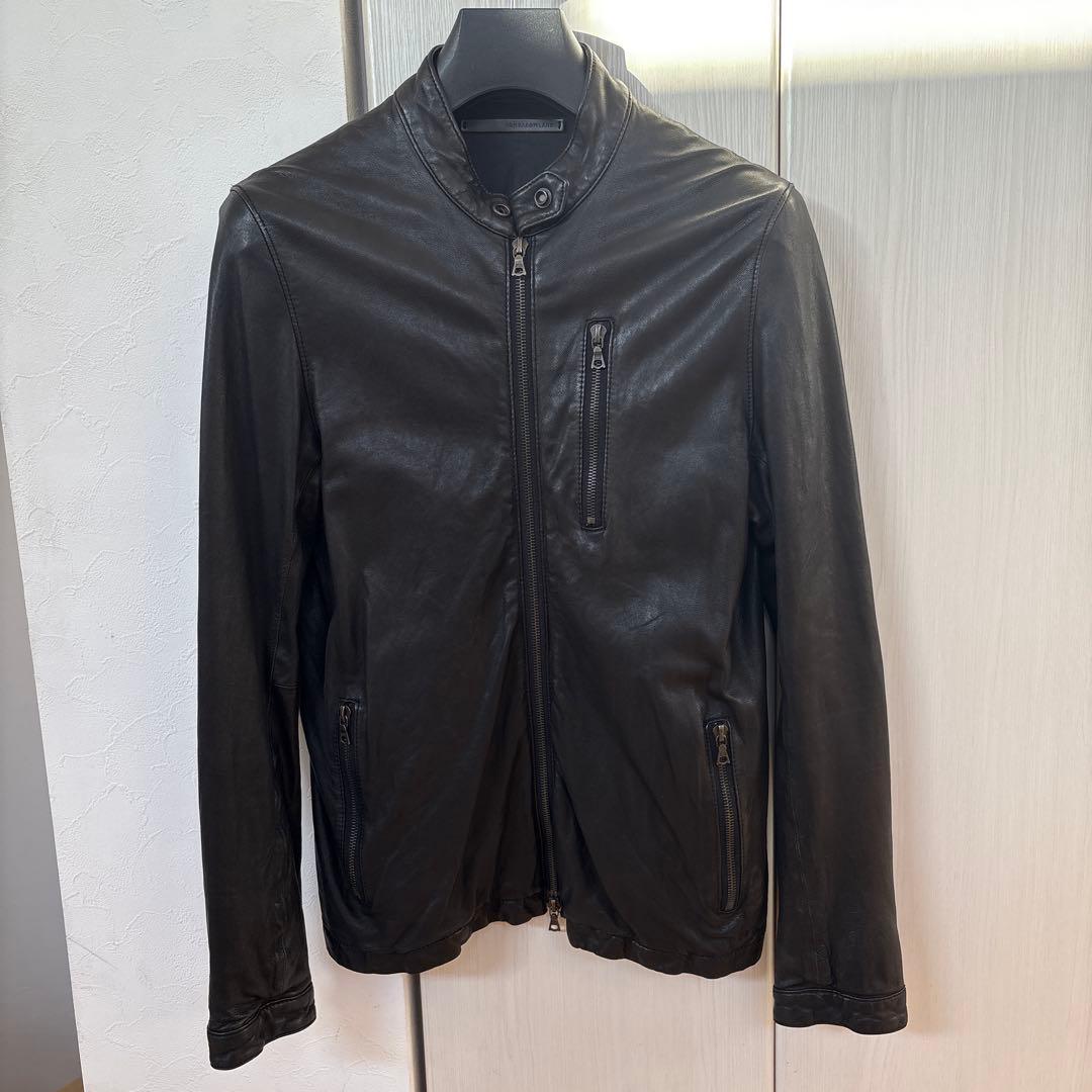 トゥモローランド　黒 レザー ライダースジャケット　M