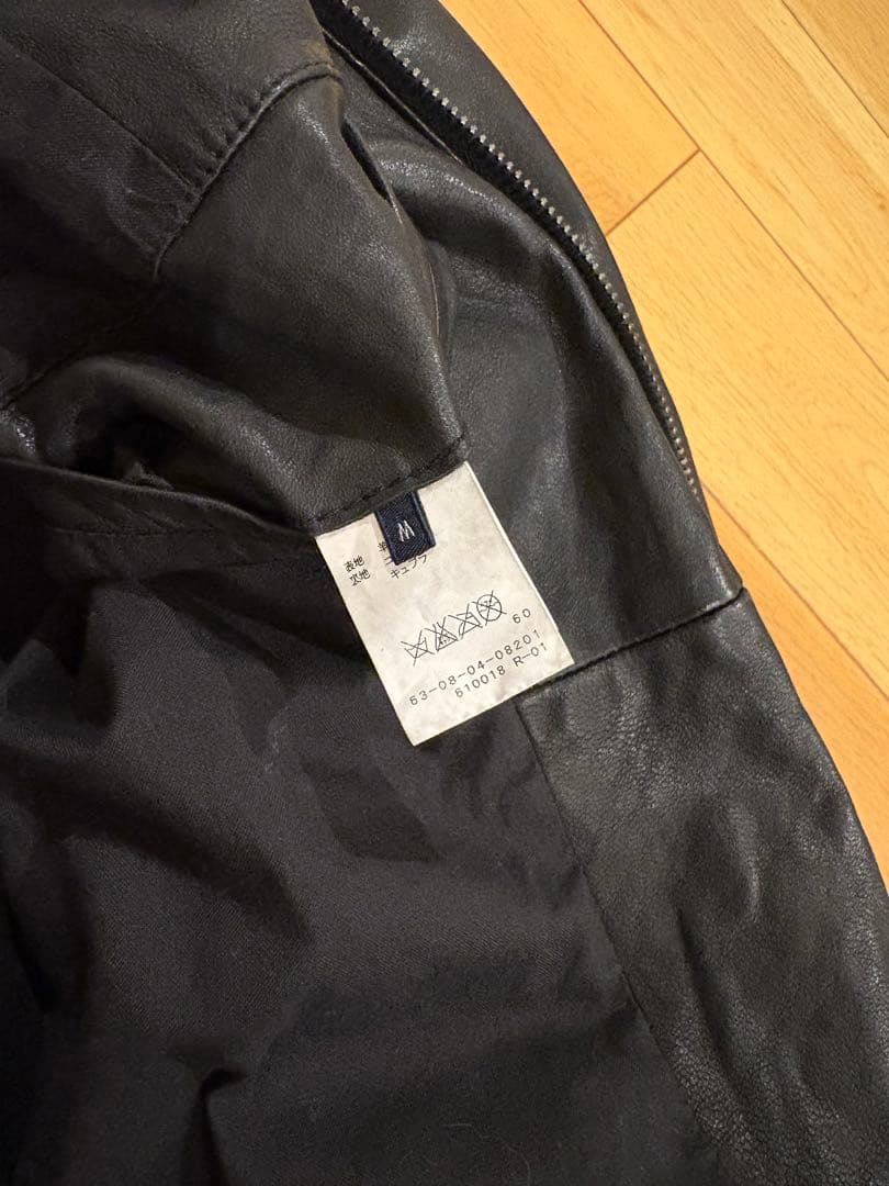 トゥモローランド　黒 レザー ライダースジャケット　M