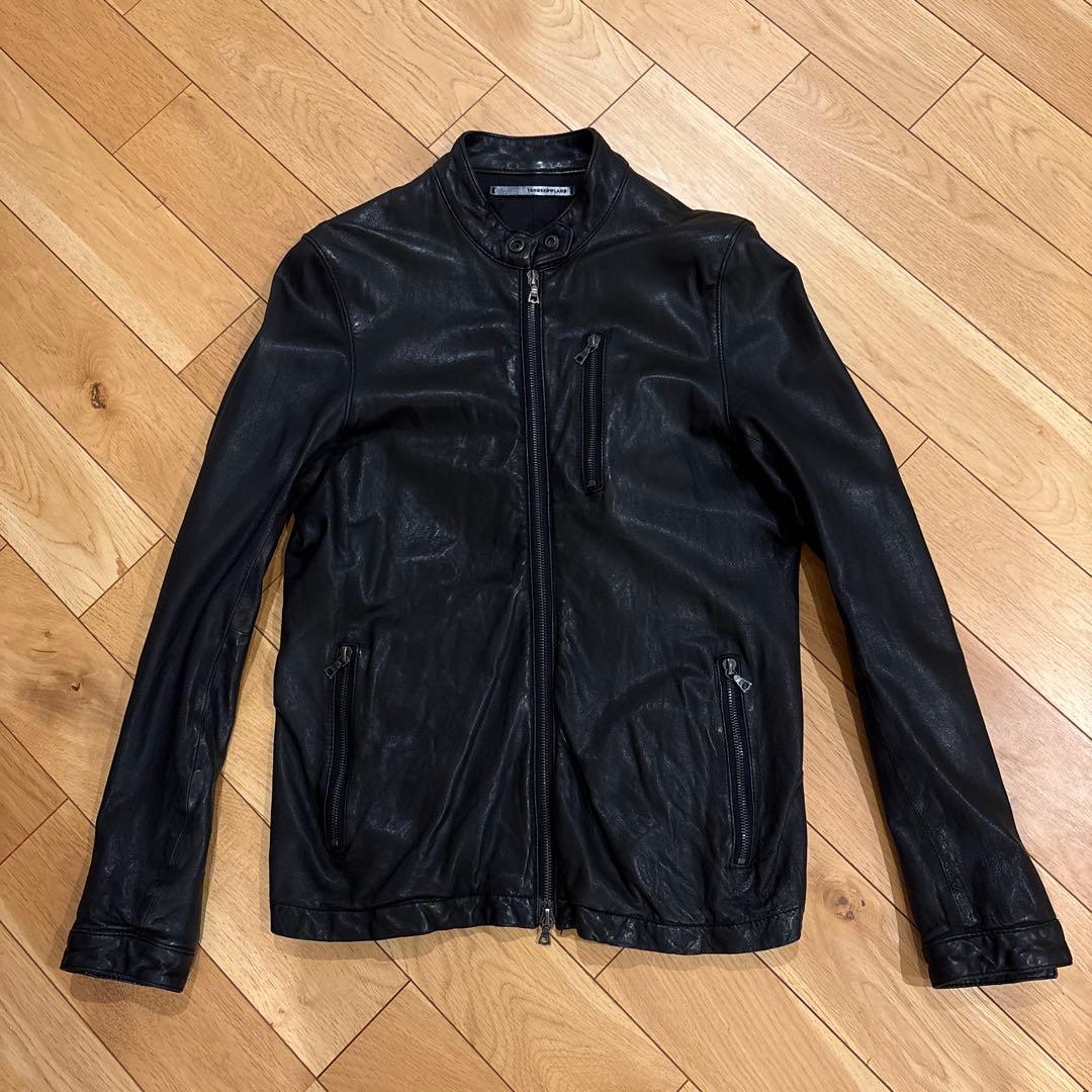 トゥモローランド　黒 レザー ライダースジャケット　M
