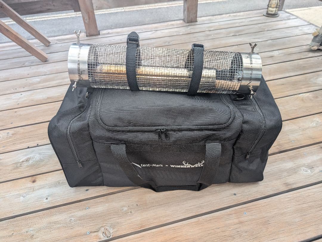 ウッドストーブ　サイドビュー　旧Mサイズ　テンマク　薪ストーブ