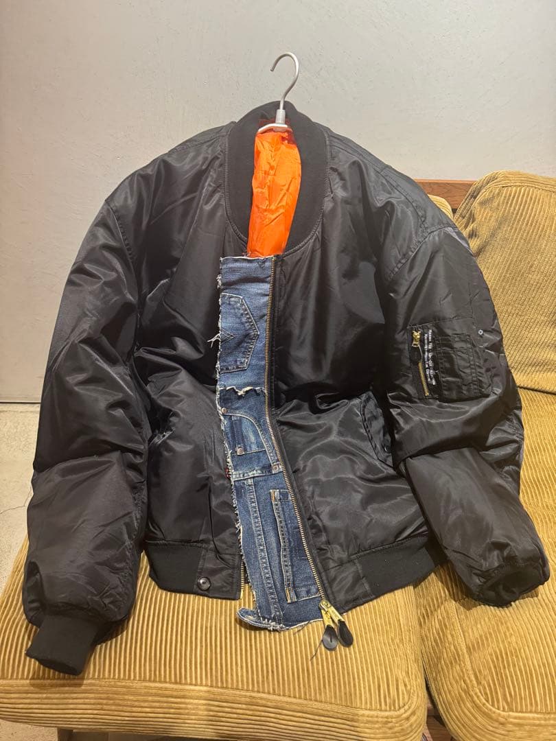 MARINA YEE MA-1ジャケット 5XL ブラック