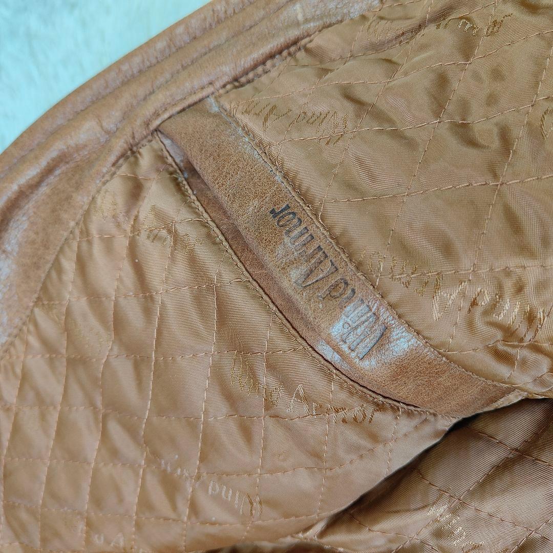 Wind Armor ウインドドアーマー レザージャケット LL　キャメル