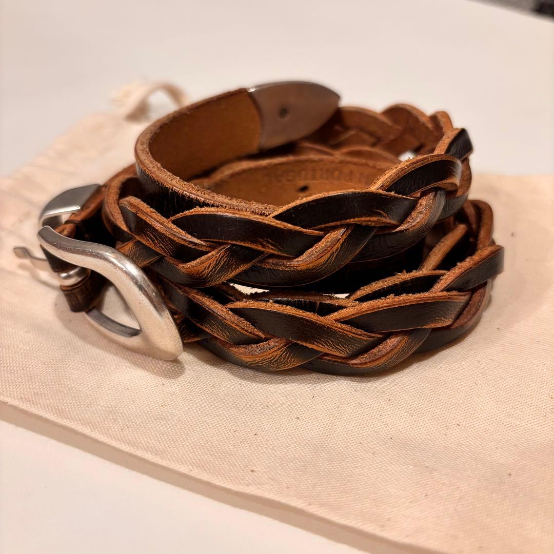 小物 OUR LEGACY 2CM BRAIDED BELT 90