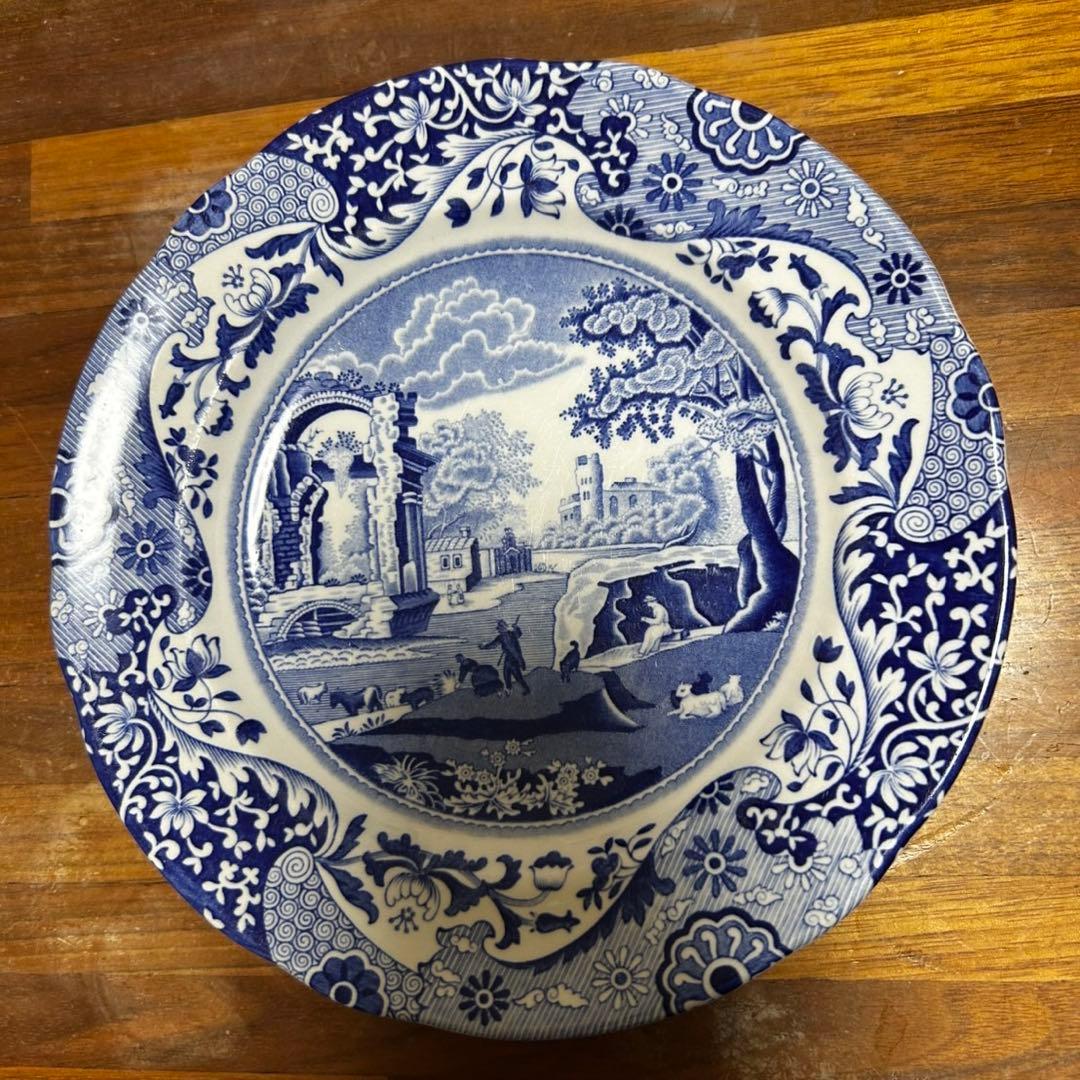 SPODE 大皿　5枚セット　ヴィクトリアン風景画 匿名配送