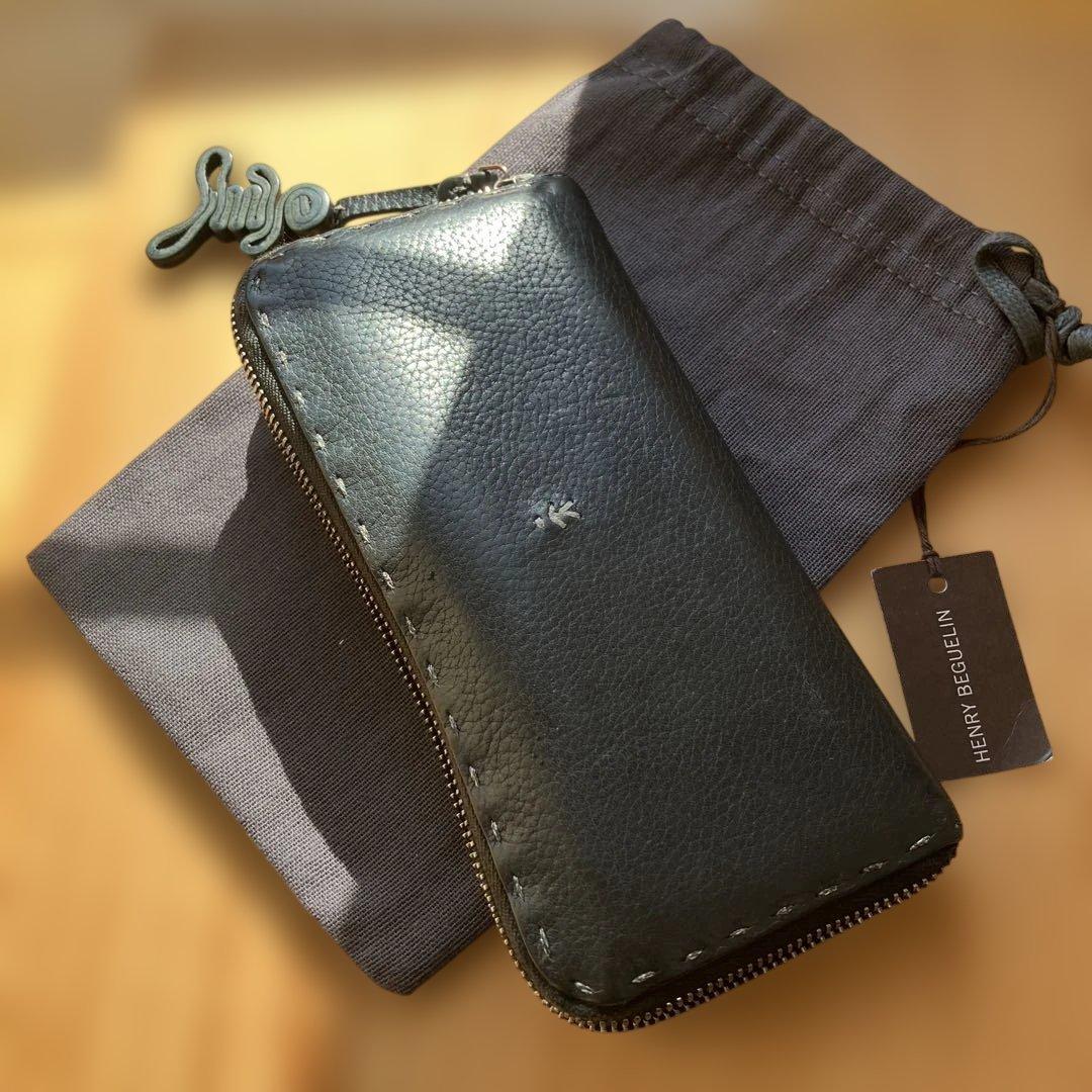 HENRY BEGUELIN OCEAN CERVO 長財布オミノチャーム付き