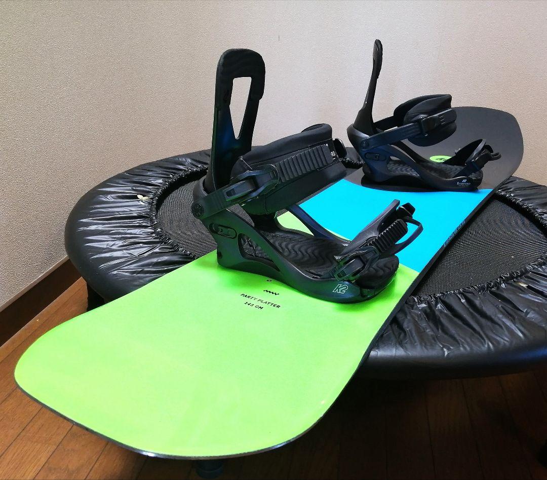 スノーボードビンディングブランドセット K2/part platter143cm