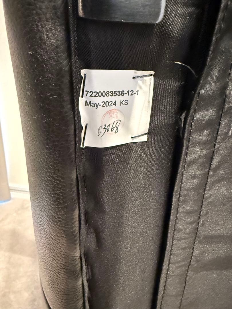 アームチェア L/S 58N（エルエス58） 本革 #J-023C ブラック色