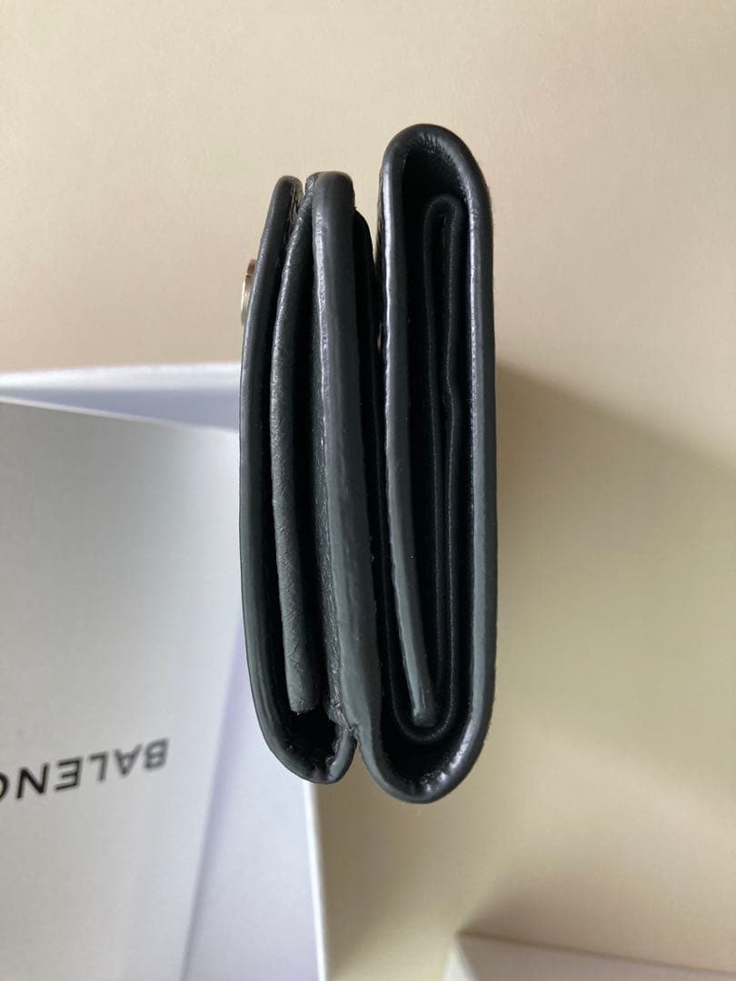 バレンシアガ　ミニ財布　グレー