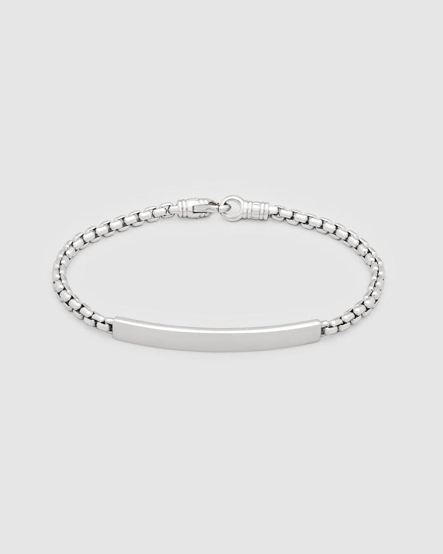 【未使用級】トムウッド/Venetian Tag Bracelet/7.7インチ