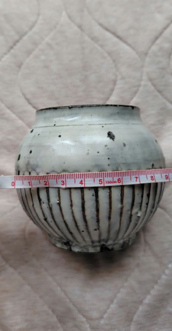 新品　粉引　塩壺　大　加藤祥孝さん