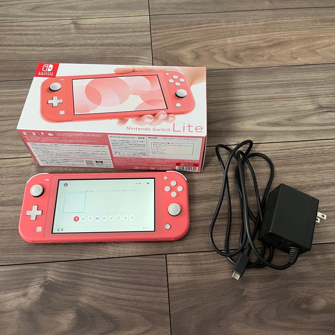 Nintendo Switch Lite ピンク箱あり