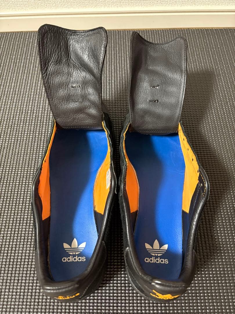 ポーター アディダス オリジナルス キャンパス ブラック オレンジ 26.5