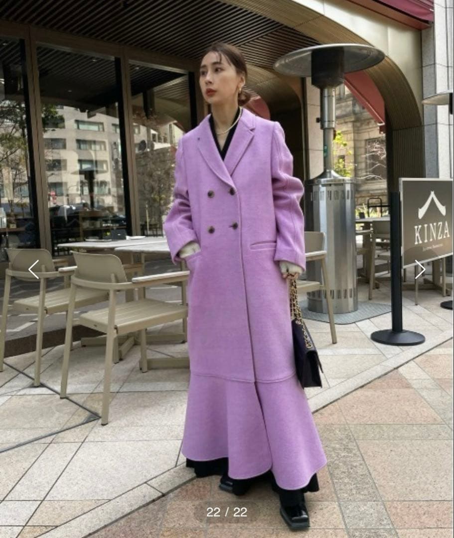 ⭐︎rinne.⭐︎ DOUBLE BREASTED MERMAID COAT