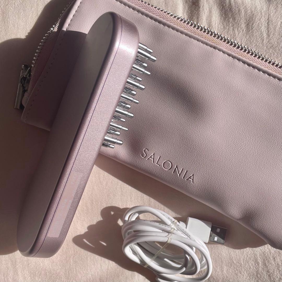 SALONIA EMS 電気ブラシ ピンク サロニア