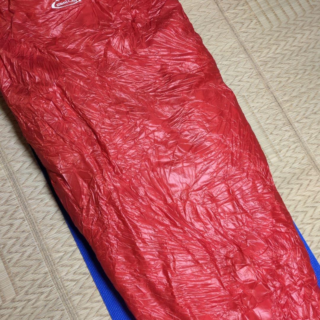 【美品】mont-bellシームレスダウンハガー800#0 モンベル寝袋シュラフ