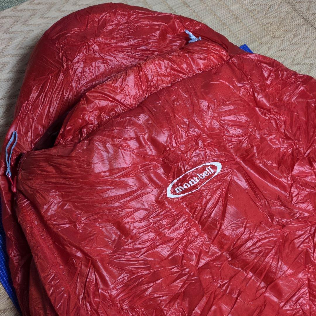 【美品】mont-bellシームレスダウンハガー800#0 モンベル寝袋シュラフ