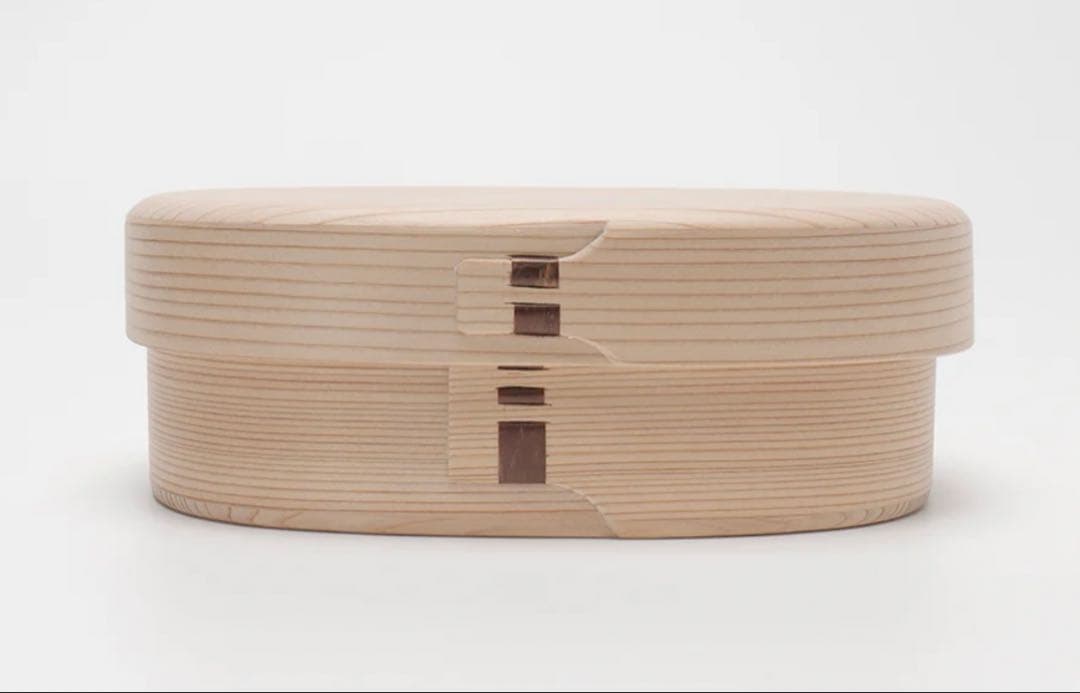 柴田慶信商店 大館曲げわっぱ 白木弁当箱 未使用品