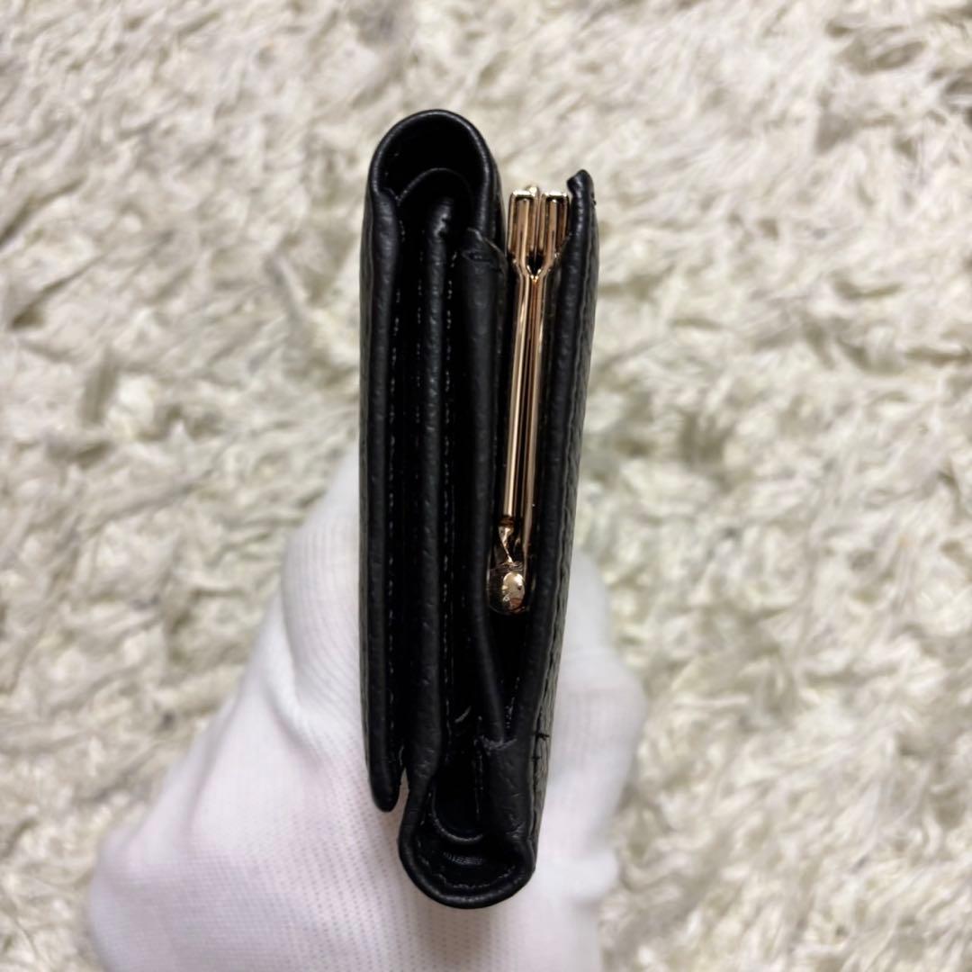ヴィヴィアンウエストウッド 三つ折り財布 がま口 オーブ ブラック