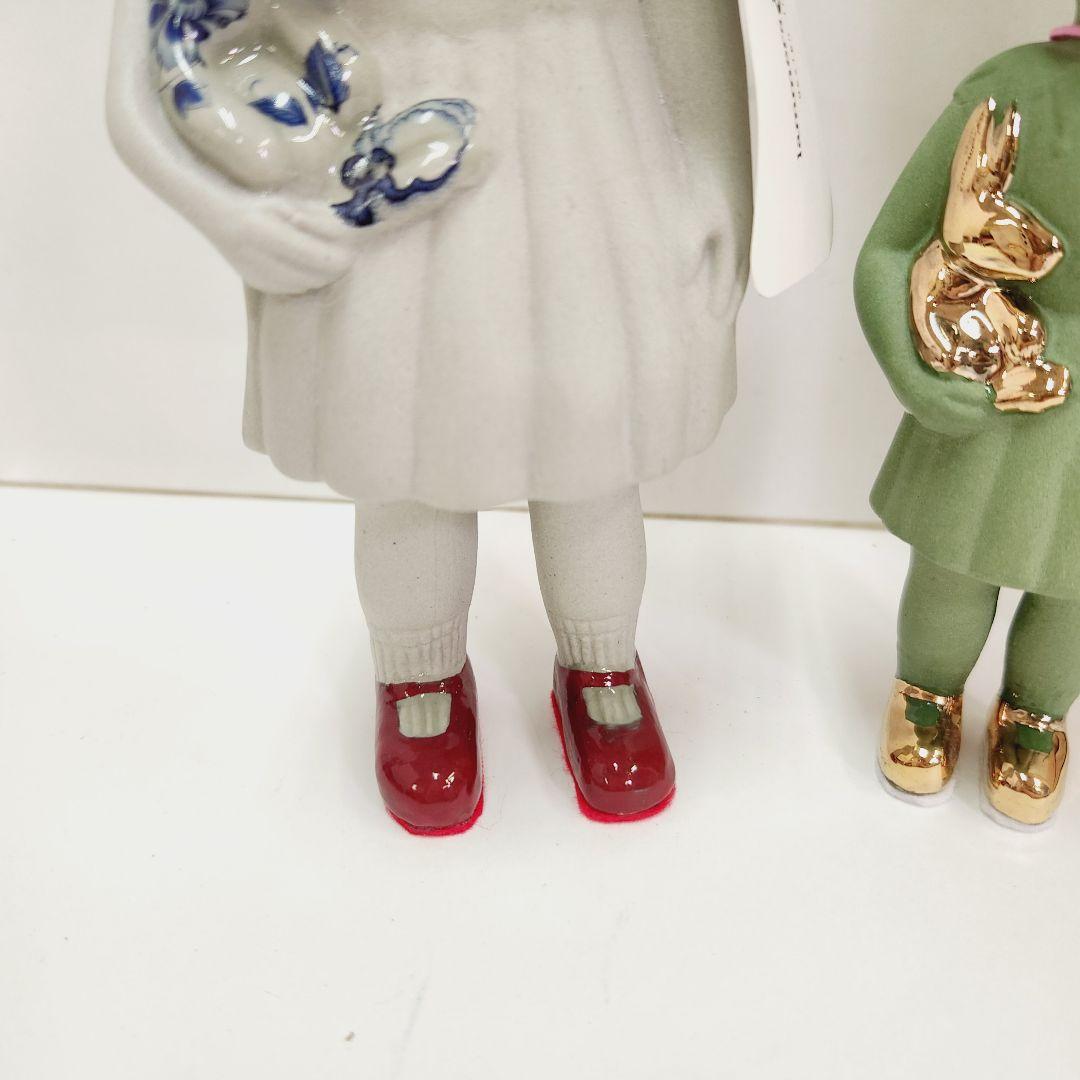 lammers&lammers クロネットドール 陶器 花瓶 2体 オランダ