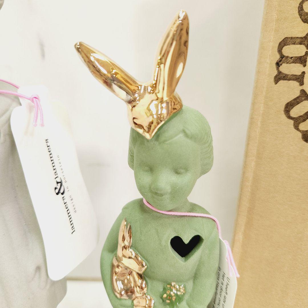 lammers&lammers クロネットドール 陶器 花瓶 2体 オランダ