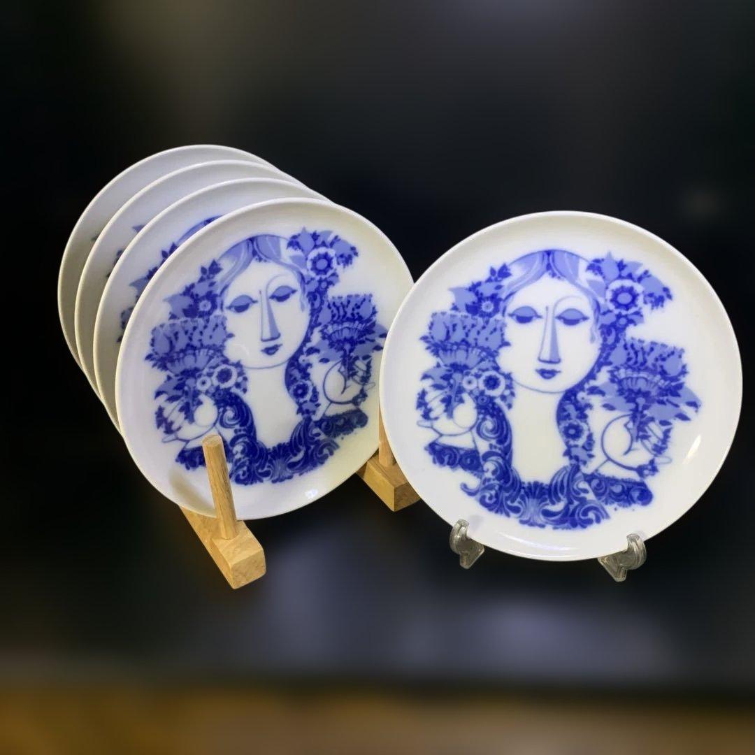 [美品]ドイツ　ローゼンタール 16.5cnプレート5枚セット