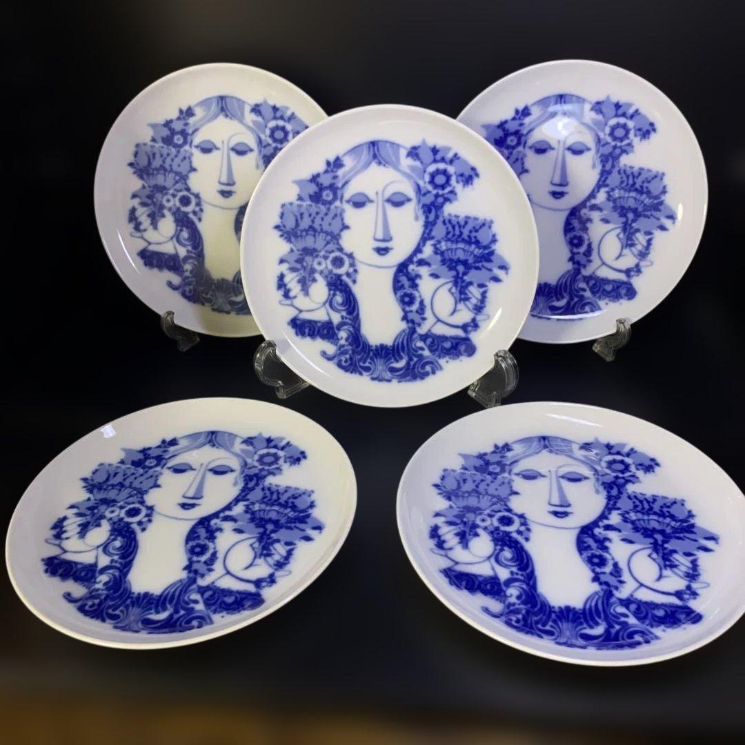 [美品]ドイツ　ローゼンタール 16.5cnプレート5枚セット