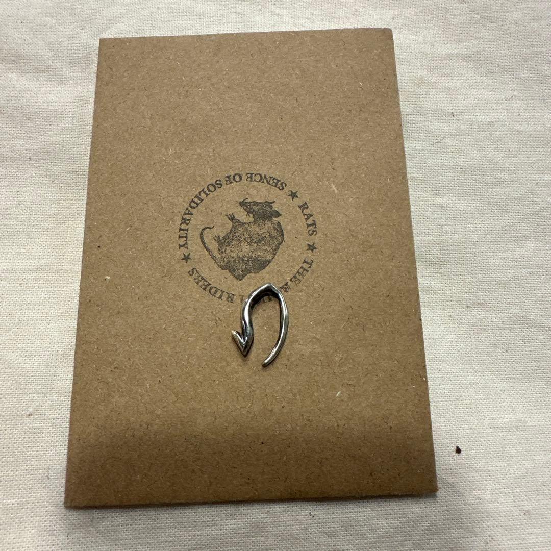 RATS ラッツ TAIL EARRINGS SILVER