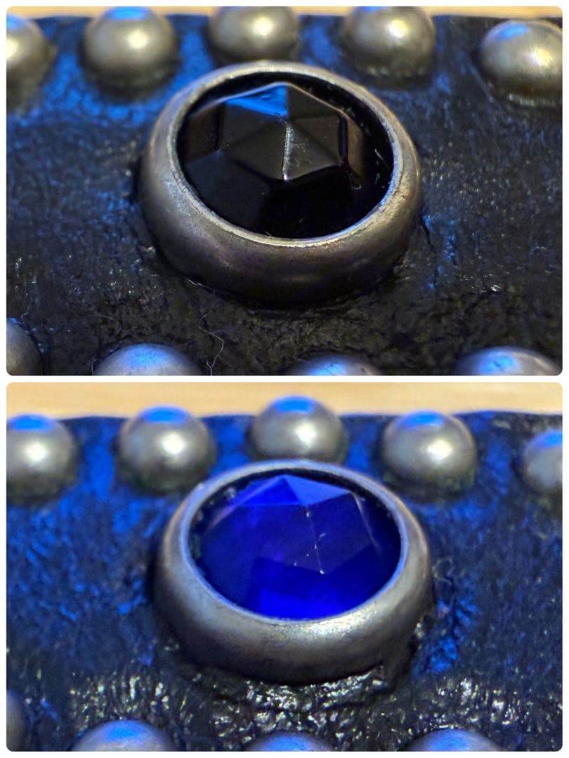 ⭐️美品⭐️HTC⭐️STYLE-D⭐️ブラック＆ブルーストーン⭐️ブラックレザー⭐️34