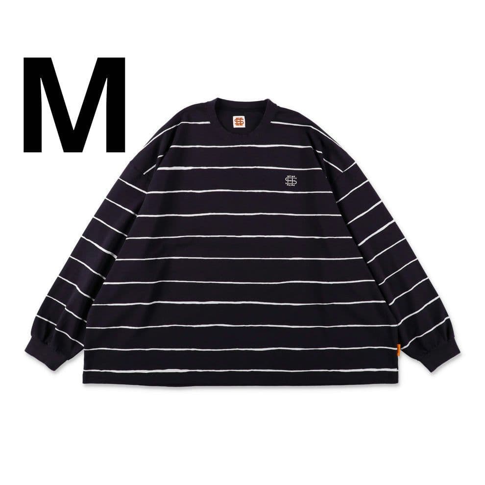 トップス SEE SEE SUPER BIG LS FLAT BOARDER TEE