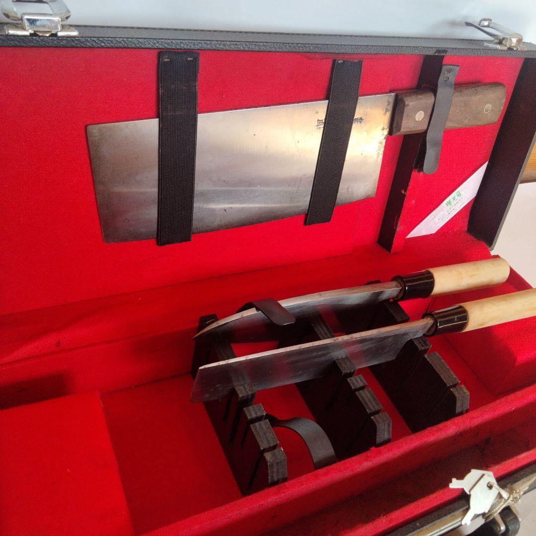 赤*が様 調理師専門学校包丁セット3本 3ヶ月のみ使用　研ぎ職人依頼研ぎ済み　堺