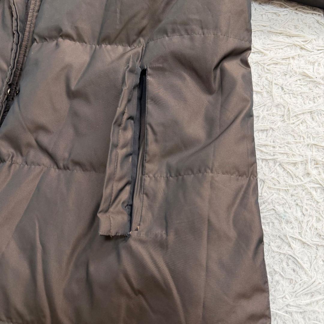 17130✨バーバリー 9 M ロングダウンジャケット ノバチェック 光沢