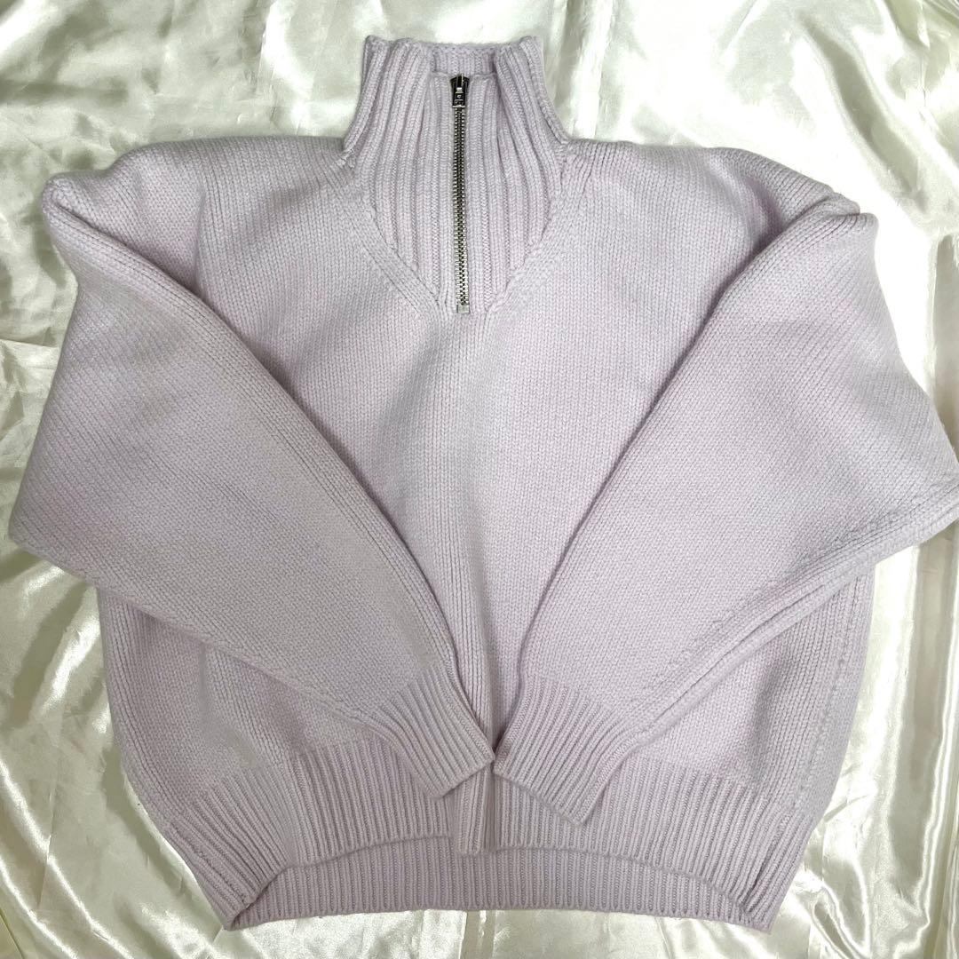 alexander wang ハーフジップニット