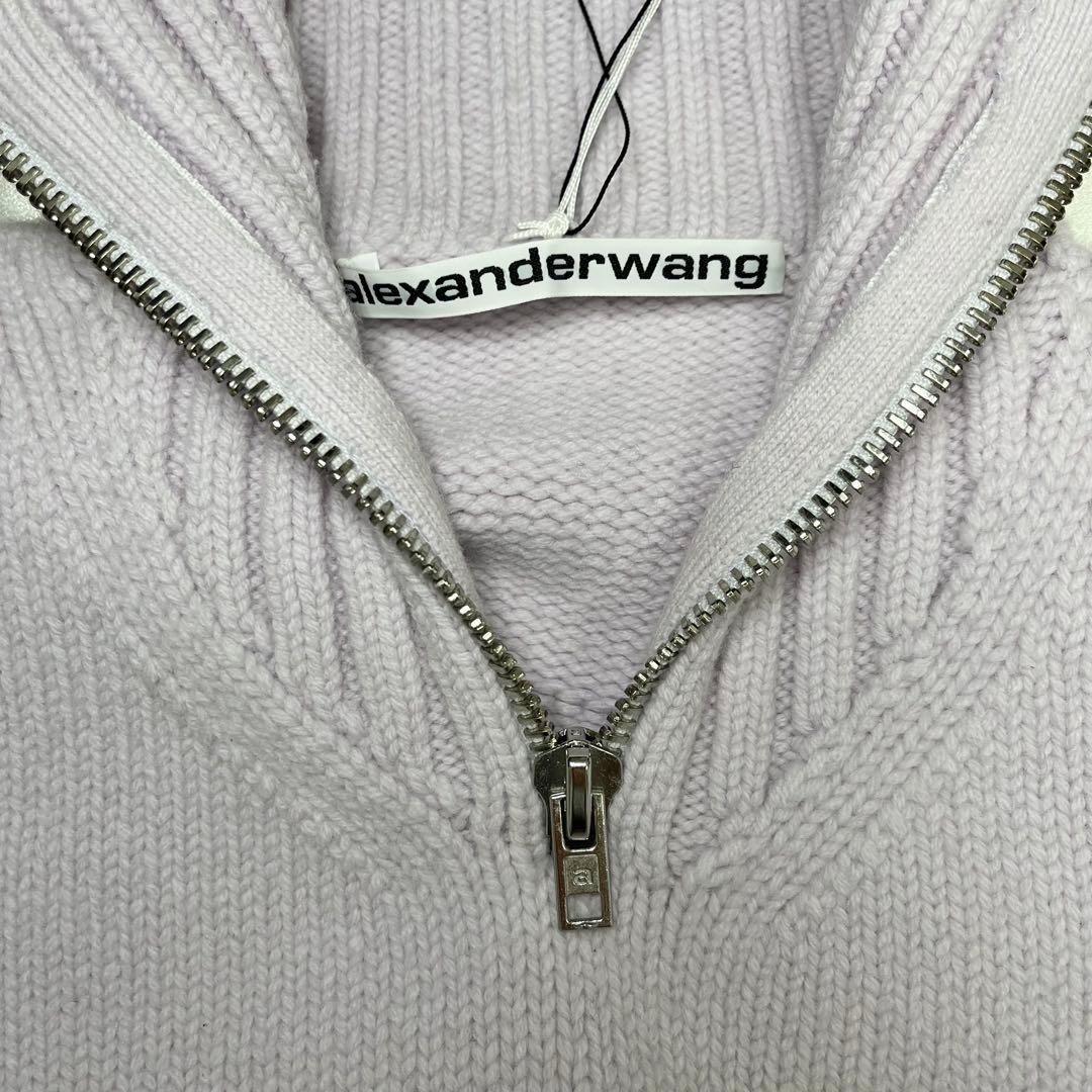 alexander wang ハーフジップニット