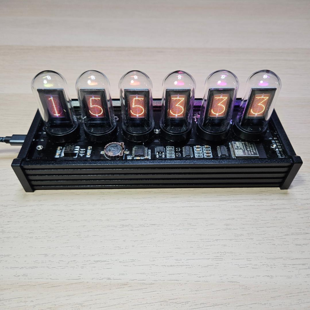 ニキシー管風デジタルクロック