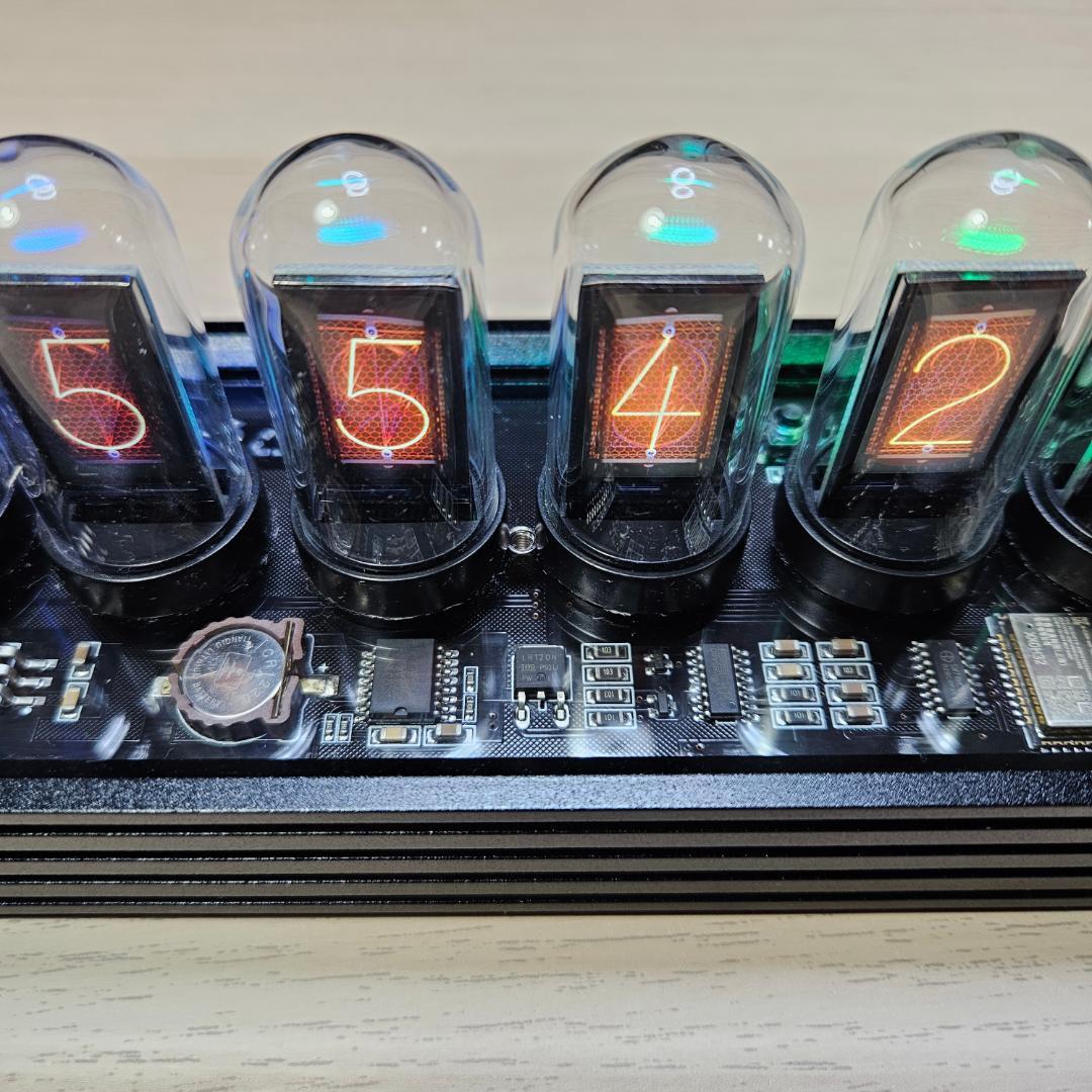 ニキシー管風デジタルクロック