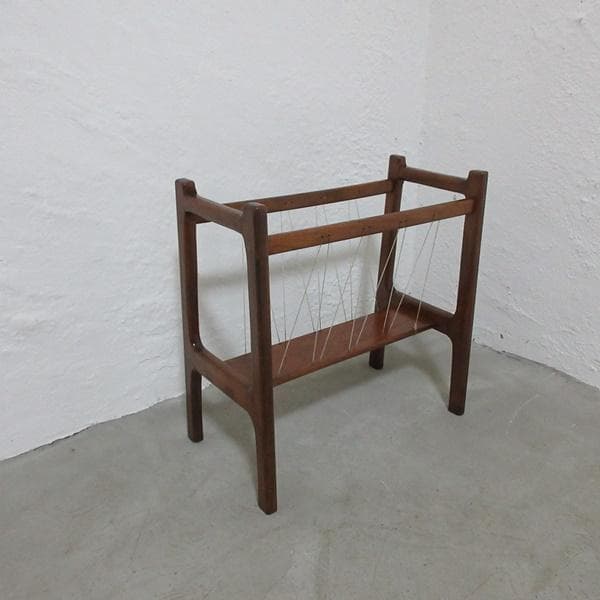 イギリス ビンテージ 家具 マガジンラック 新聞入れ 楽譜入れ 英国 6797d