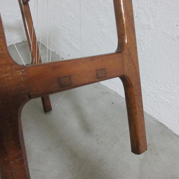 イギリス ビンテージ 家具 マガジンラック 新聞入れ 楽譜入れ 英国 6797d