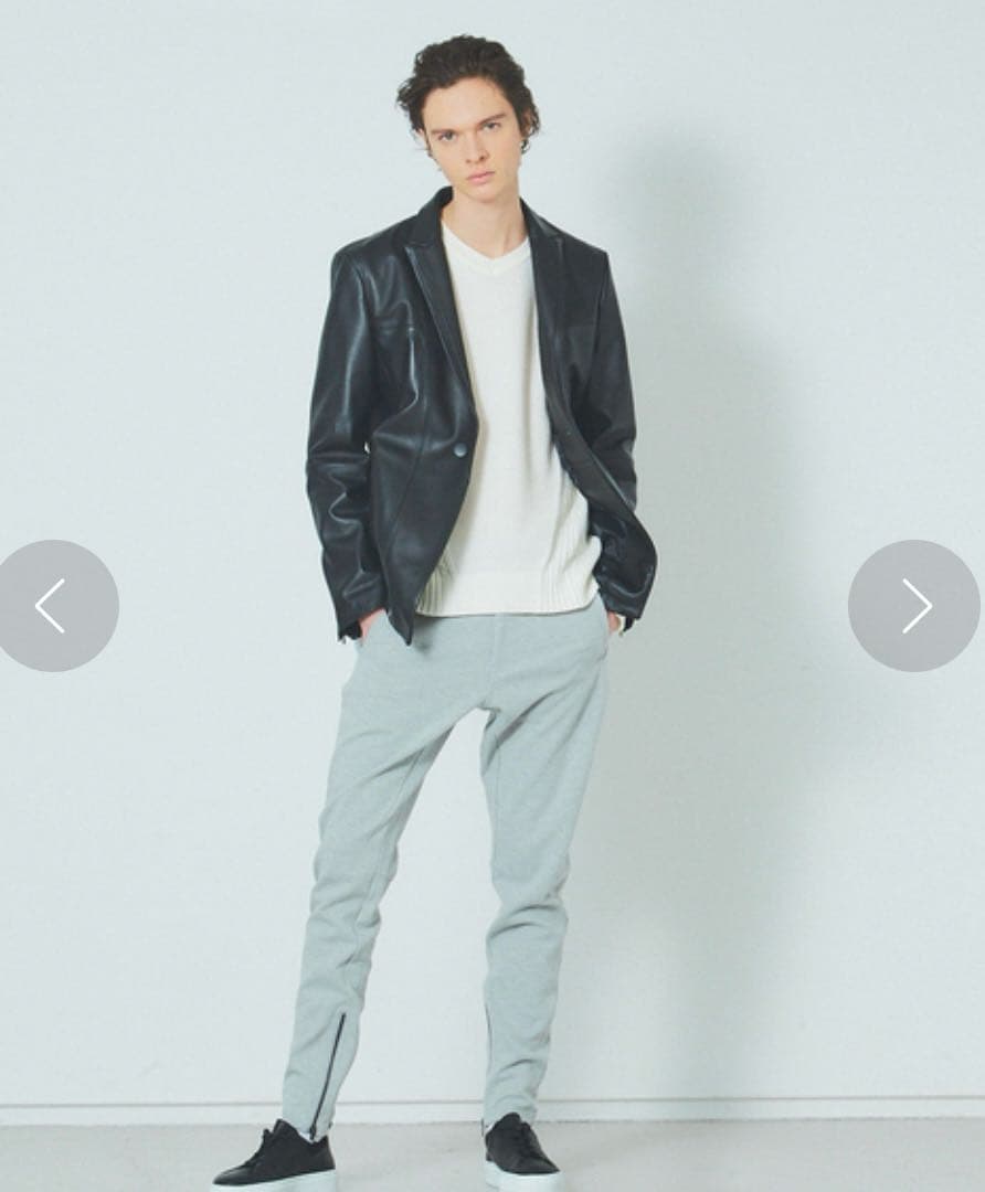 希少サイズ！5351プールオム人気完売！定価8万ON/OFF自在レザージャケット