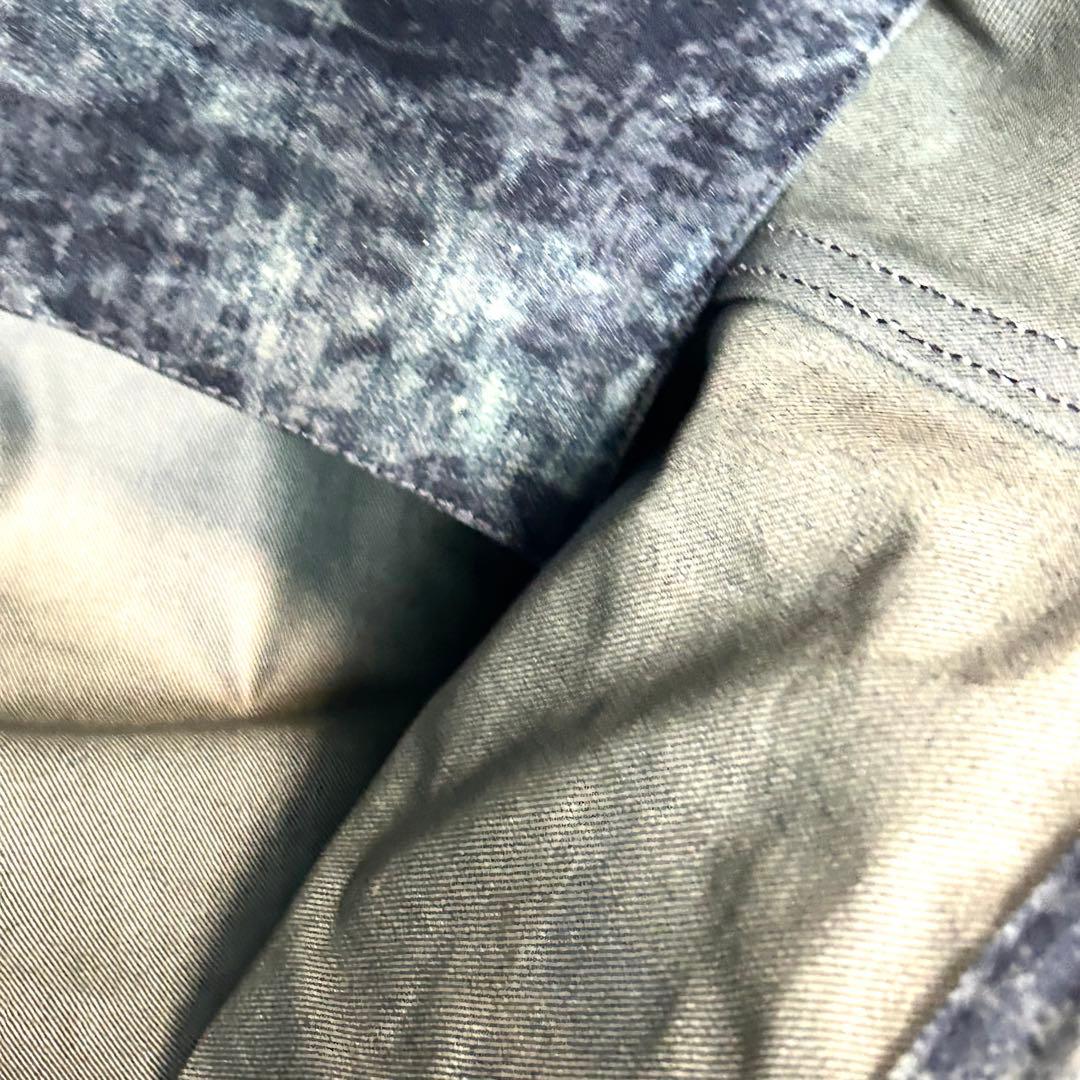 美品 ディーゼル デニムトートバッグ 大きい 肩掛け ケミカルウォッシュ 鞄