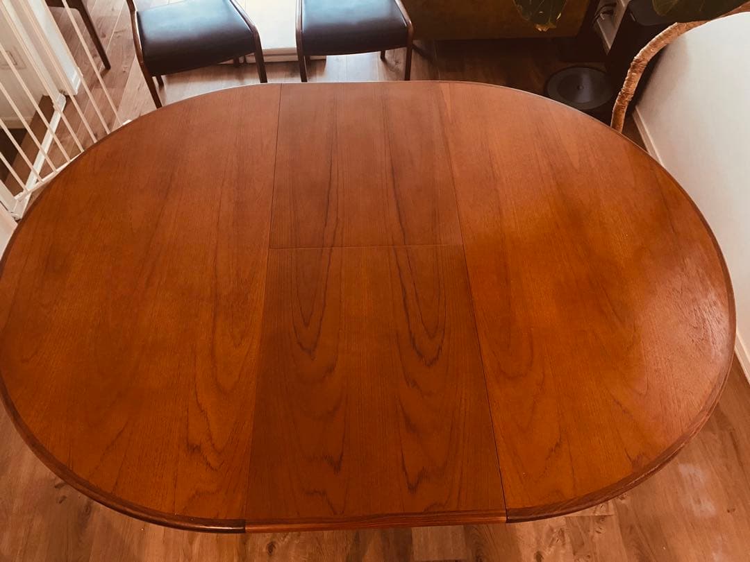 【choco】G-PLAN ラウンドエクステンション　ダイニングテーブル