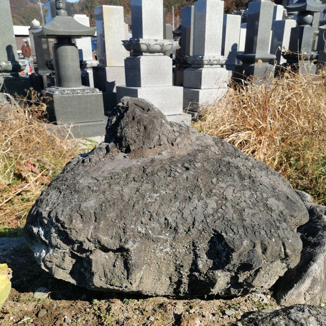 浅間　溶岩石　165キロ　庭石　鑑賞石　石　庭　坪庭　ガーデニング　置物