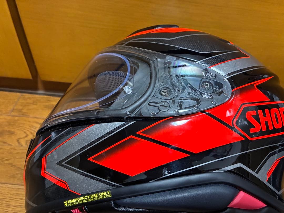 SHOEI Z-8 PROLOGUE TC-1（ブラック/レッド）　Lサイズ