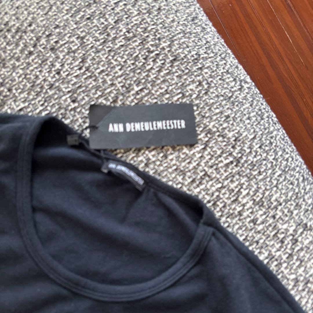 p*様 ANN DEMEULEMEESTER ブラックタンクトップ