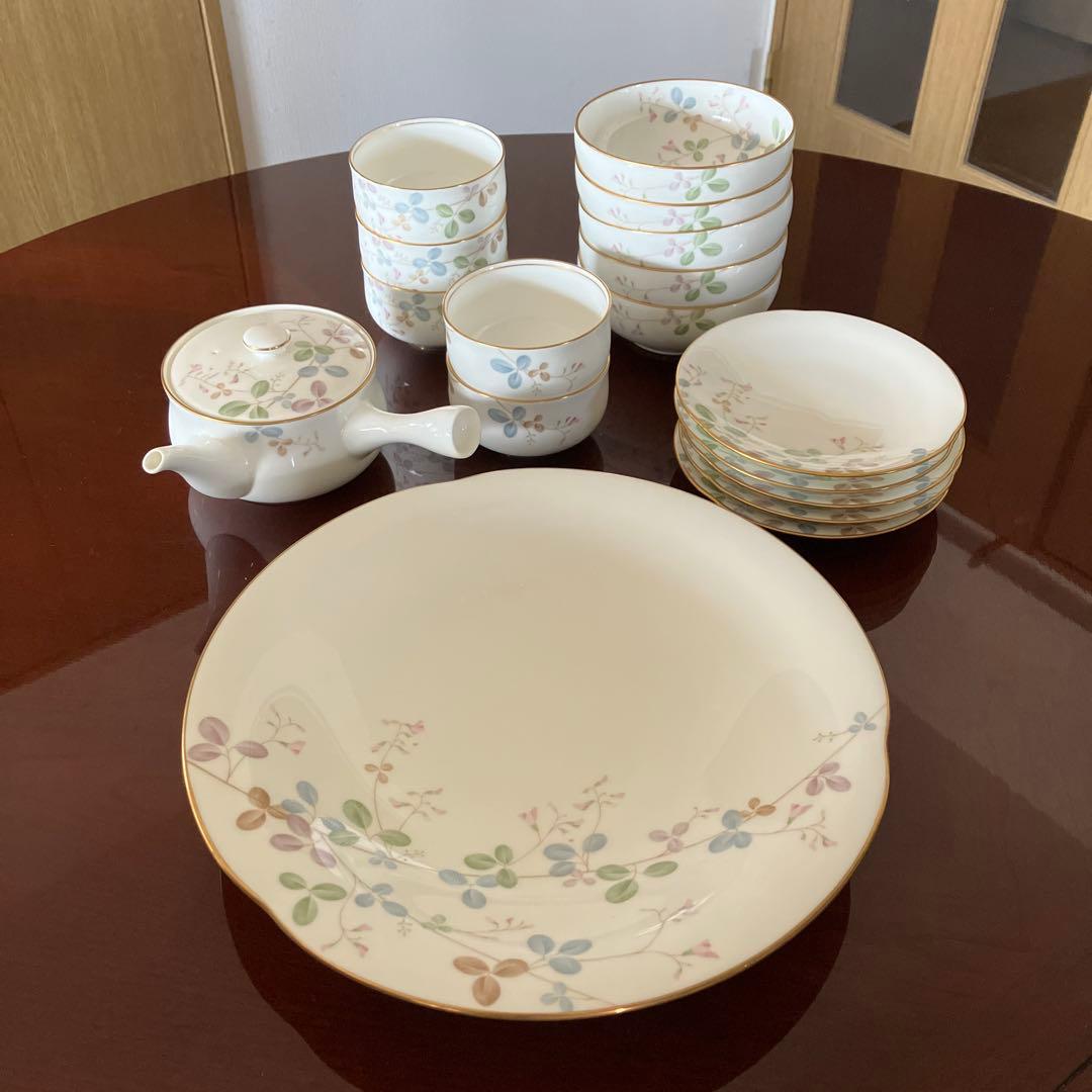 ノリタケ　乃りたけ和食器セット5種類（大皿・中皿・中鉢・湯呑・急須）