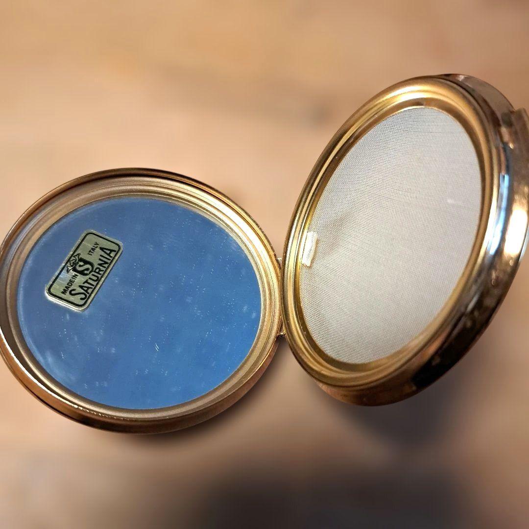 昭和 レトロ 小物入れ コンパクト アクセサリーケース 花柄 イタリア