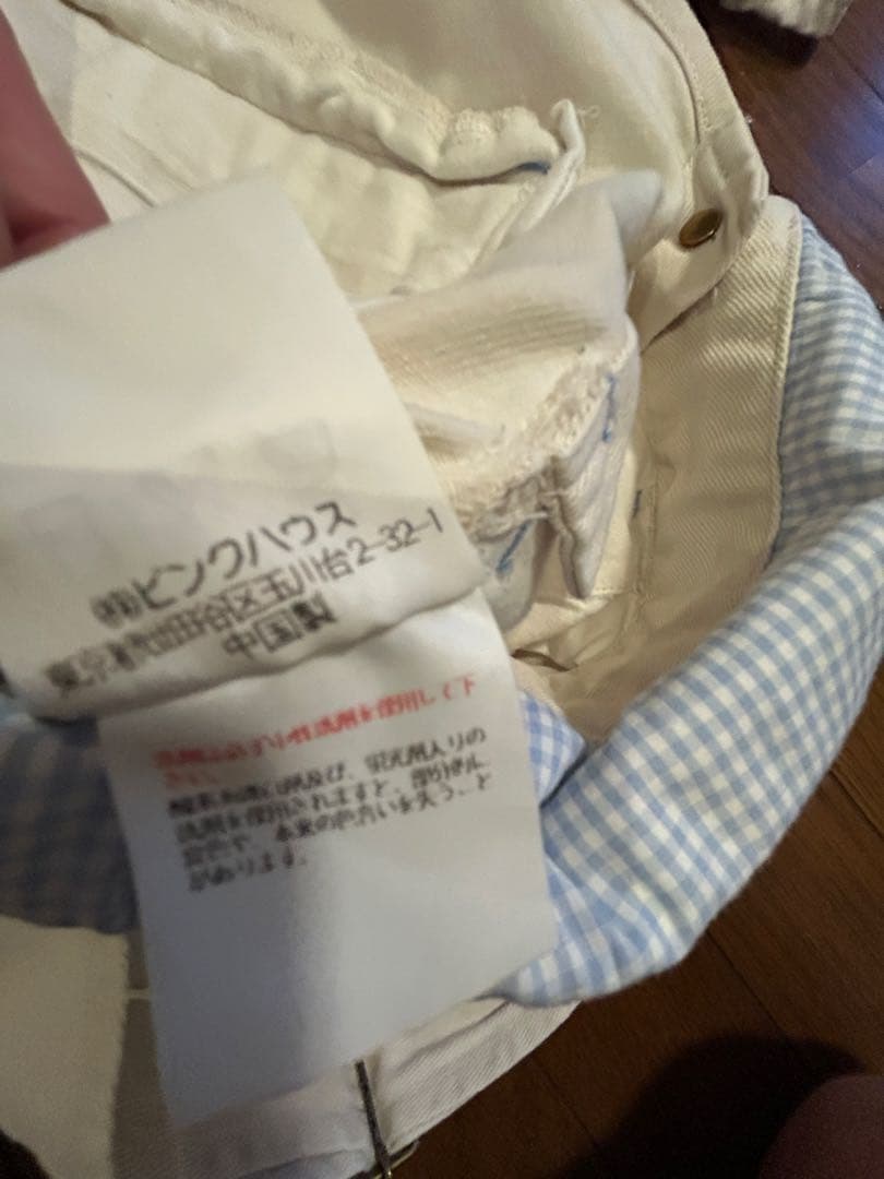 ピンクハウス　 ワッペンいっぱいサロペット ＋パーカーブラウスセット