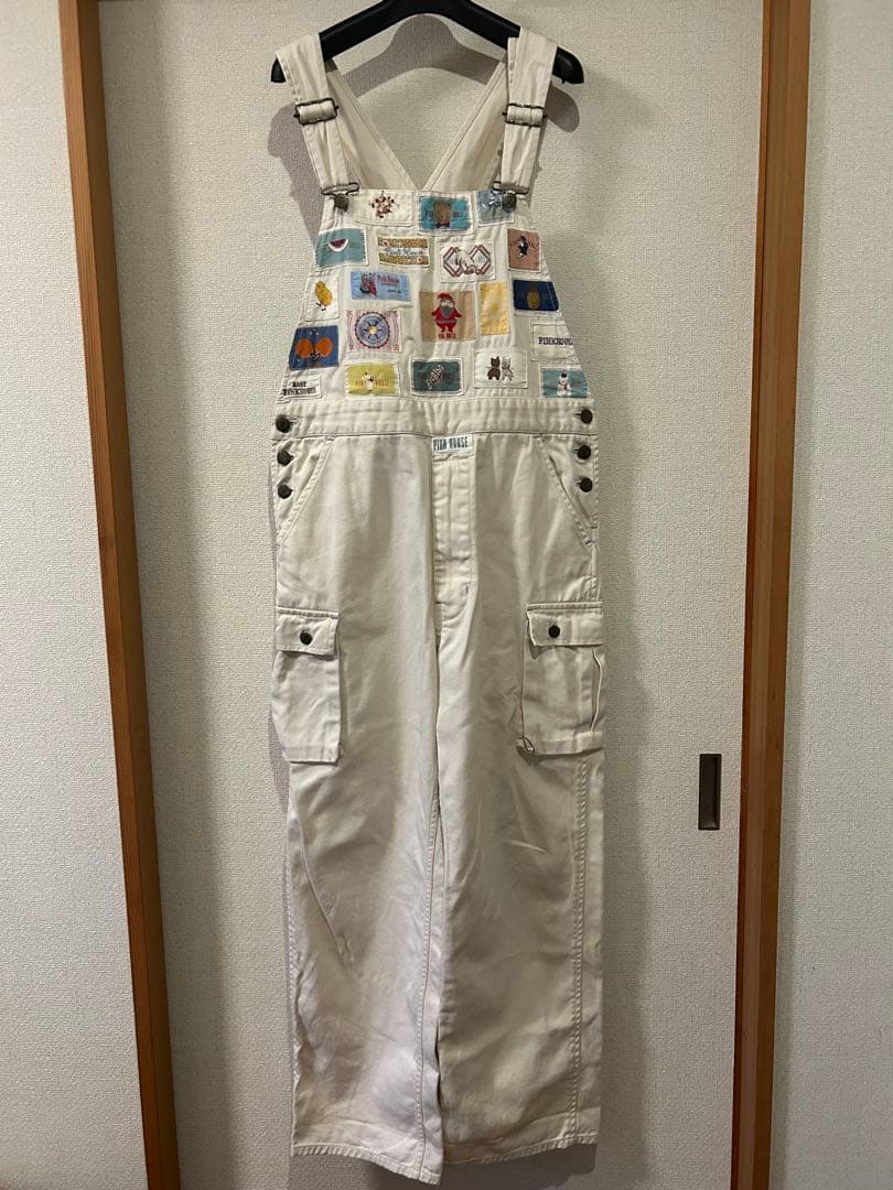 ピンクハウス　 ワッペンいっぱいサロペット ＋パーカーブラウスセット