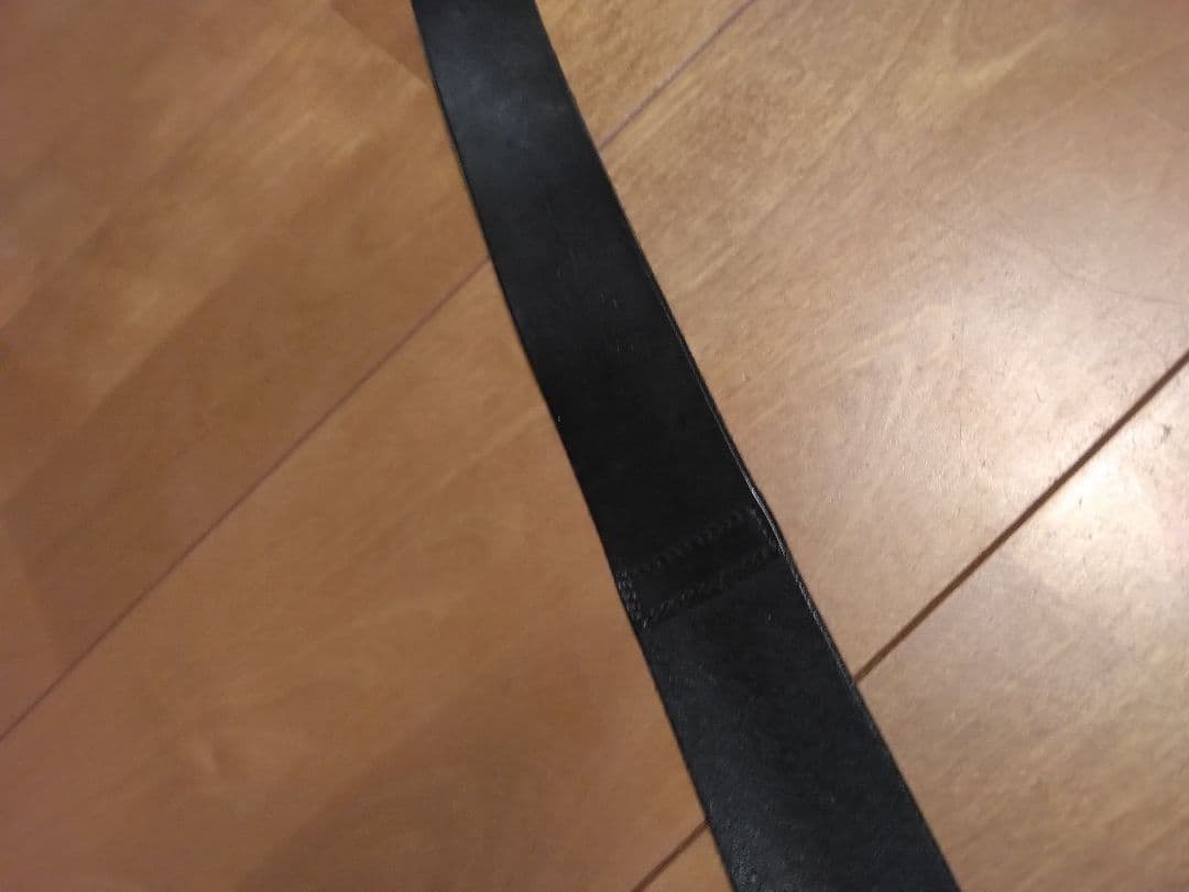 VISVIM ダブルリング レザーベルト 32 ブラック